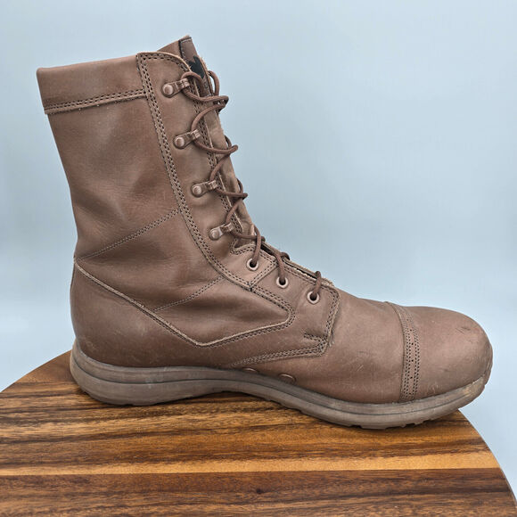 Goruck Boots Mens 15 Brown Leather Heritage Jump High Top Combat Outdoor Rucking - Picture 5 of 8